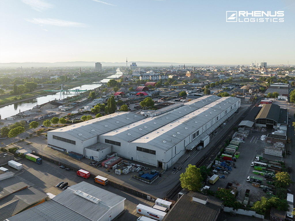 Vorschaubild Rhenus Warehousing Mannheim Luftbild
