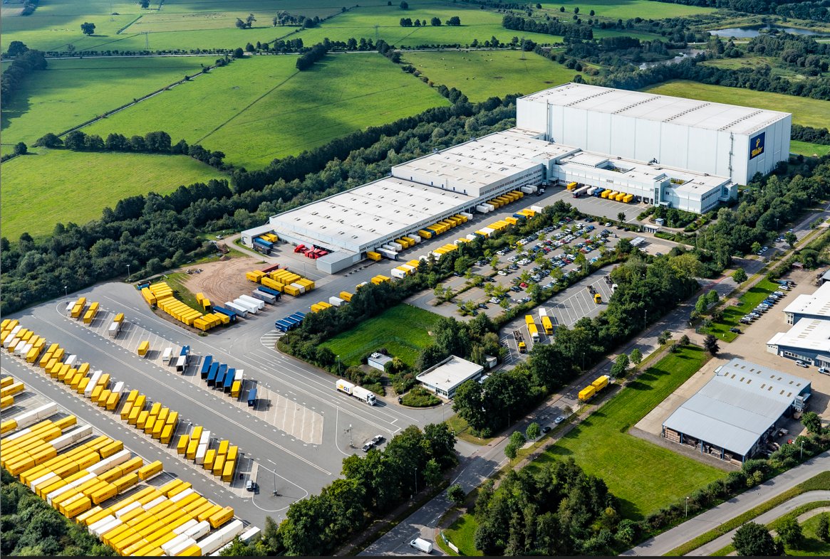 Vorschaubild Luftbild II des Logistik- & Fulfilment-Centers Gallin