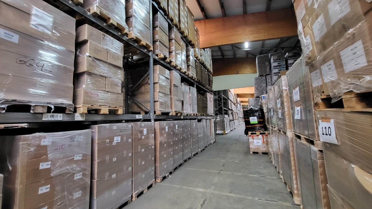 Vorschaubild Regal - & Blocklagerung