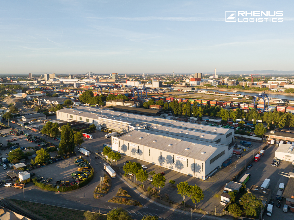 Vorschaubild Rhenus Warehousing Mannheim Luftbild