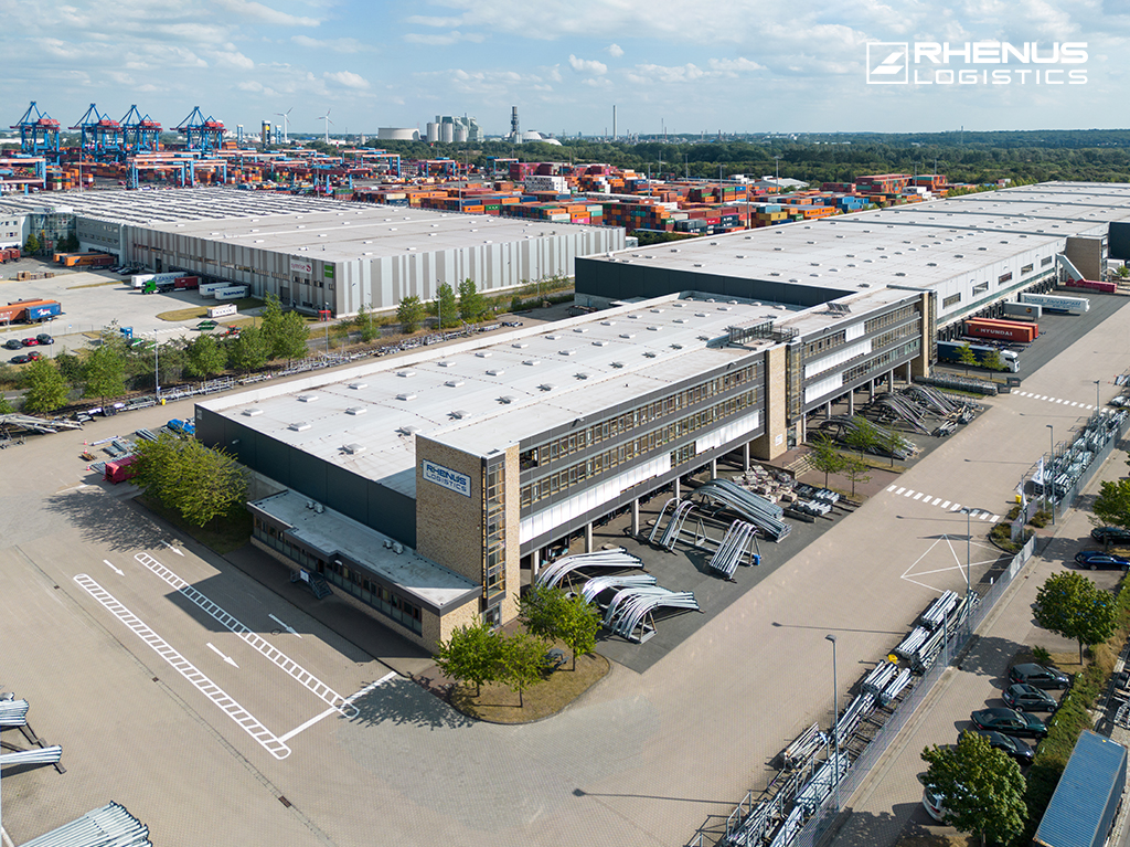 Vorschaubild Rhenus Warehousing Solutions Altenwerder Luftbild